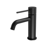 Phoenix Vivid Slimline Curved Basin Mixer Matte Black